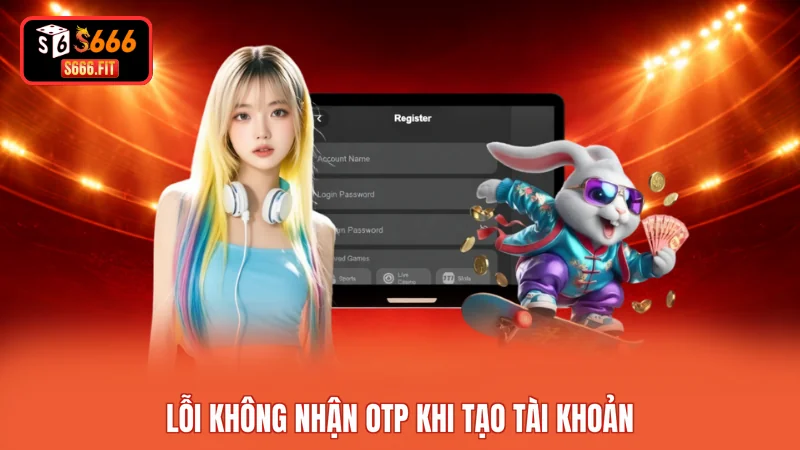 Lỗi không nhận OTP khi tạo tài khoản